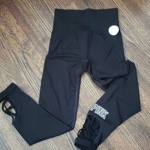 PINK black tights! BRAND NEW!!